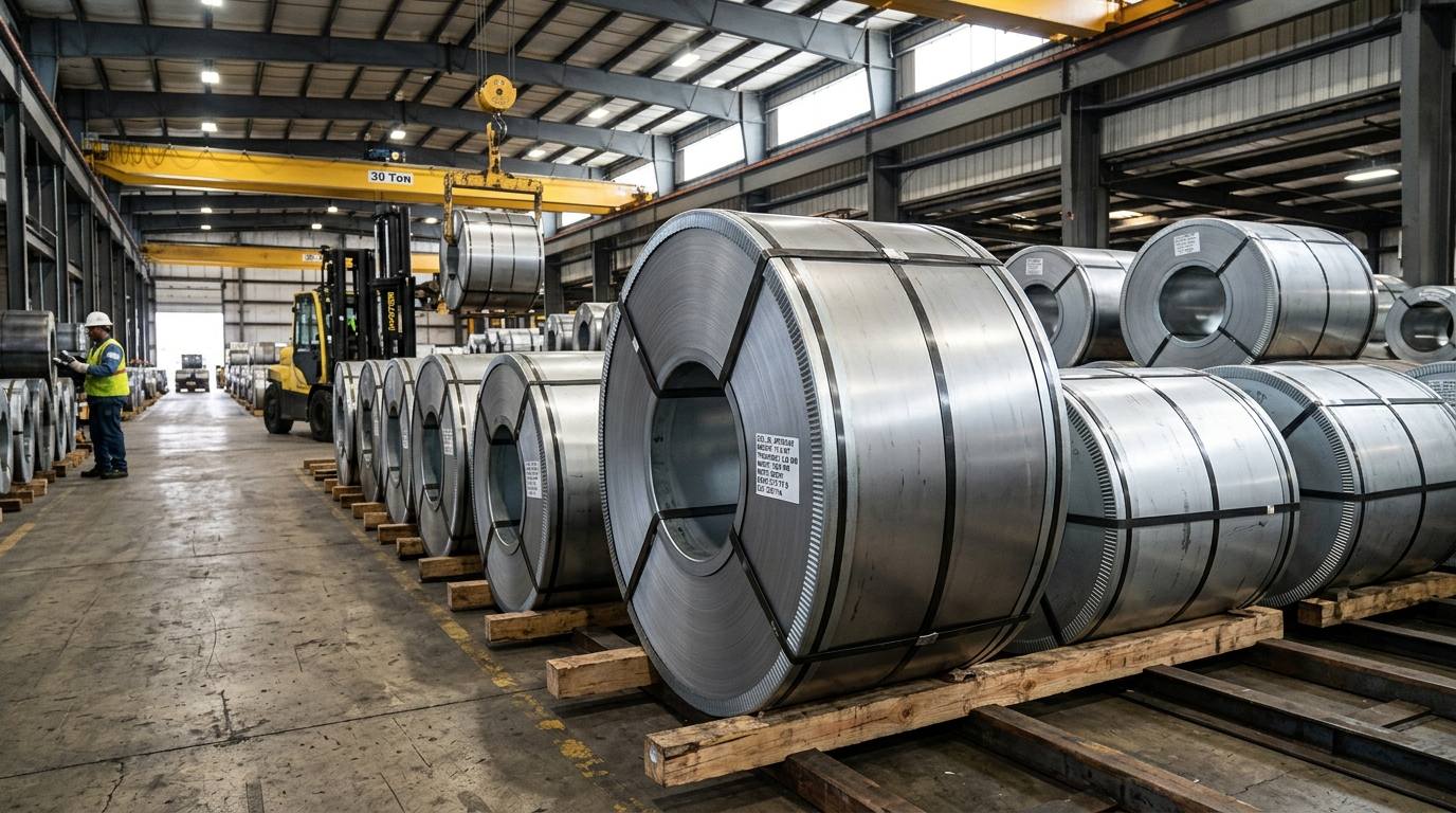Steel Coils Warehouse Storage
